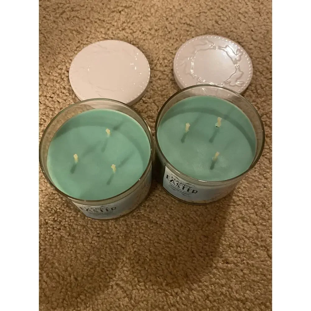 Bath‎ and Body Works Candle happy Easter chocolate bunny candle 2x